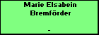 Marie Elsabein Bremf�rder